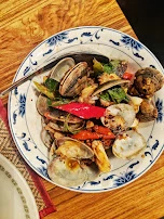 Clams in Chili Broth